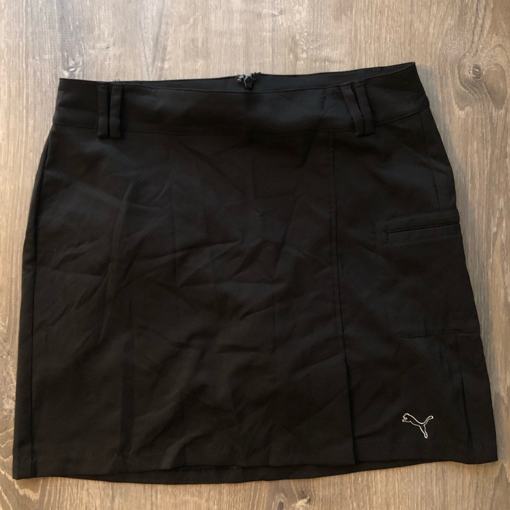 Puma Black Golf Tech A line skirt sz 4